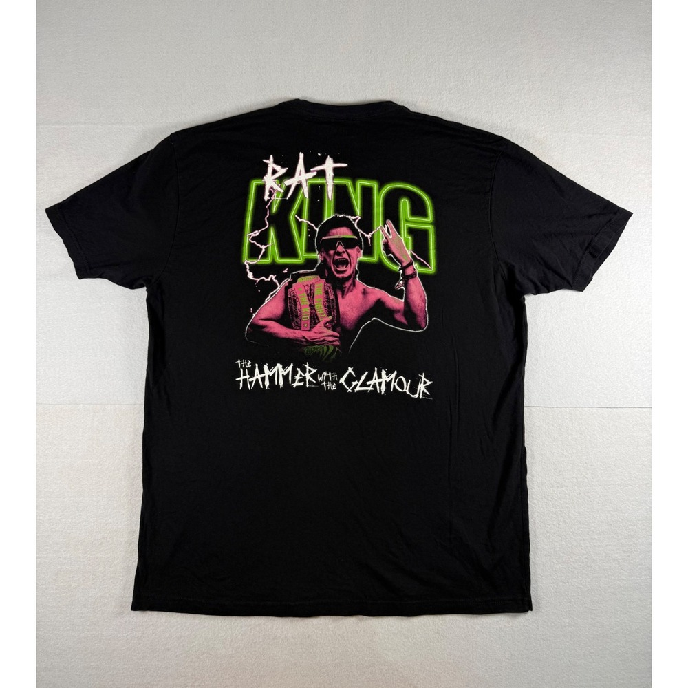 Theo Von Rat King T-Shirt Mens 2XL Black The Hammer with the Glamour Graphic Tee